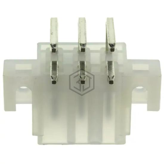 1586043-6 - TE Connectivity AMP Connectors - Rectangular Connectors - Headers, Male Pins
