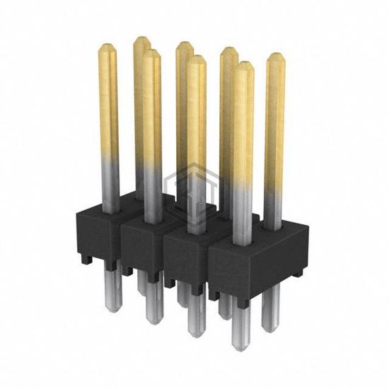 TSW-104-14-F-D - Samtec Inc. - Rectangular Connectors - Headers, Male Pins
