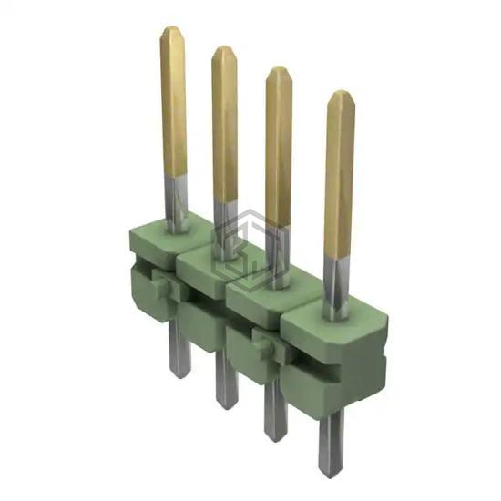 825433-4 - TE Connectivity AMP Connectors - Rectangular Connectors - Headers, Male Pins