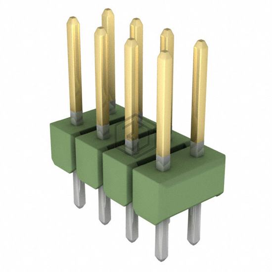 826658-4 - TE Connectivity AMP Connectors - Rectangular Connectors - Headers, Male Pins