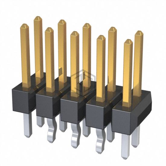 0702871101 - Molex - Rectangular Connectors - Headers, Male Pins