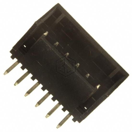 2-644488-6 - TE Connectivity AMP Connectors - Rectangular Connectors - Headers, Male Pins