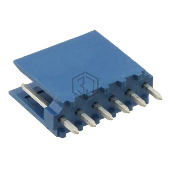 281695-6 - TE Connectivity AMP Connectors - Rectangular Connectors - Headers, Male Pins