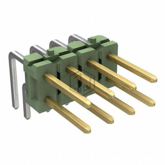 825457-4 - TE Connectivity AMP Connectors - Rectangular Connectors - Headers, Male Pins