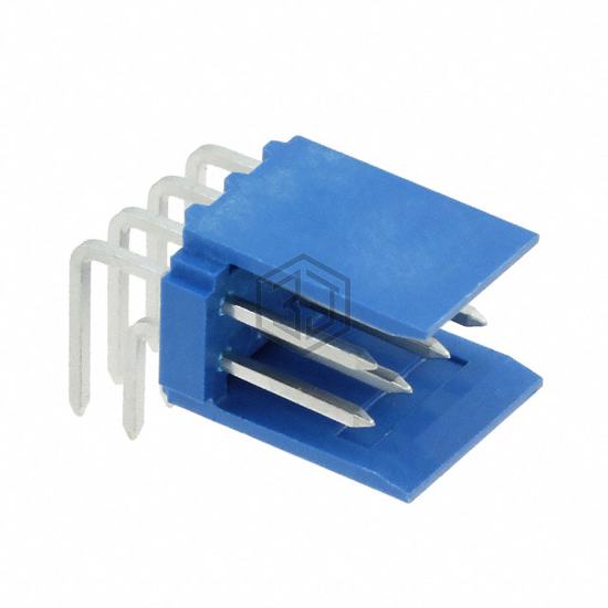 281742-4 - TE Connectivity AMP Connectors - Rectangular Connectors - Headers, Male Pins