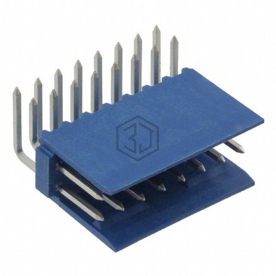 281742-8 - TE Connectivity AMP Connectors - Rectangular Connectors - Headers, Male Pins