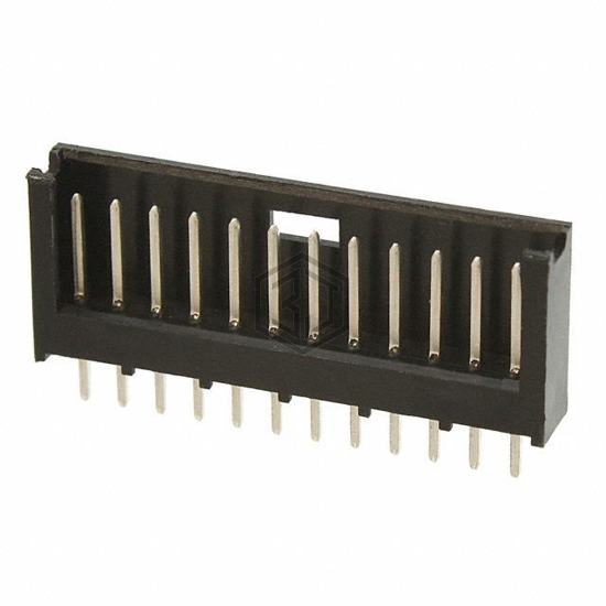 280520-1 - TE Connectivity AMP Connectors - Rectangular Connectors - Headers, Male Pins