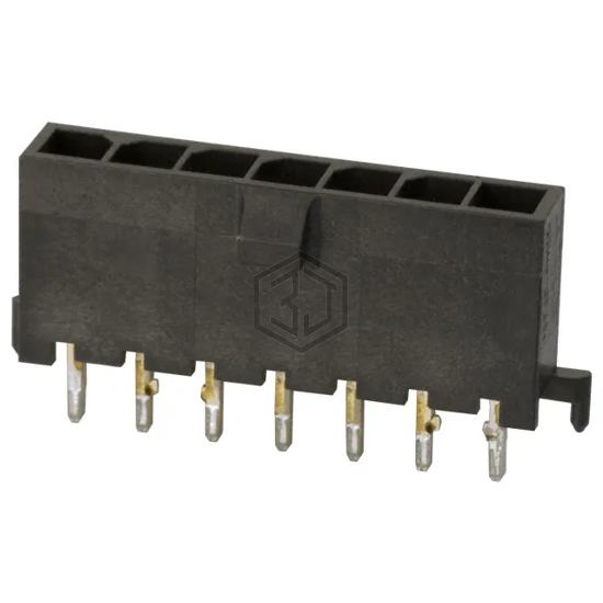 2-1445093-7 - TE Connectivity AMP Connectors - Rectangular Connectors - Headers, Male Pins