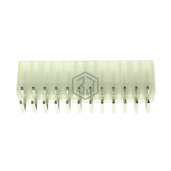 2-1586041-4 - TE Connectivity AMP Connectors - Rectangular Connectors - Headers, Male Pins