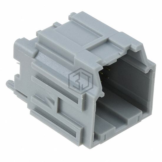 0346900121 - Molex - Rectangular Connectors - Headers, Male Pins