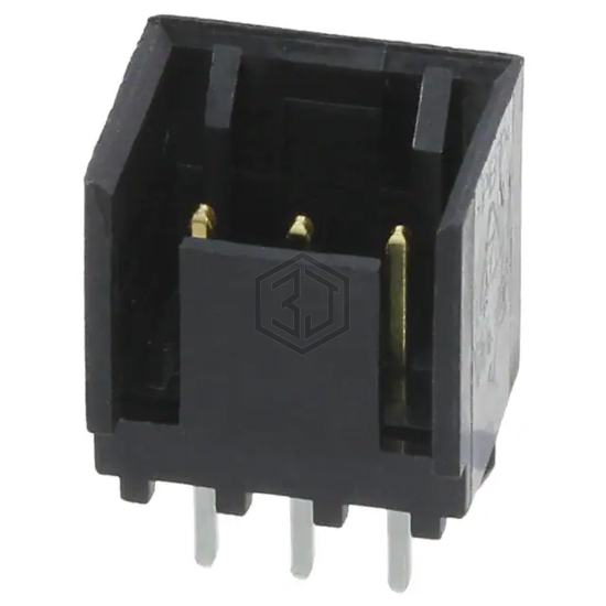 2-644487-3 - TE Connectivity AMP Connectors - Rectangular Connectors - Headers, Male Pins