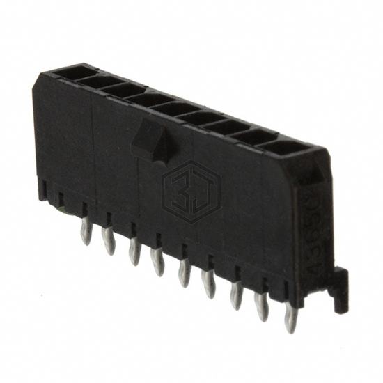 0436500916 - Molex - Rectangular Connectors - Headers, Male Pins
