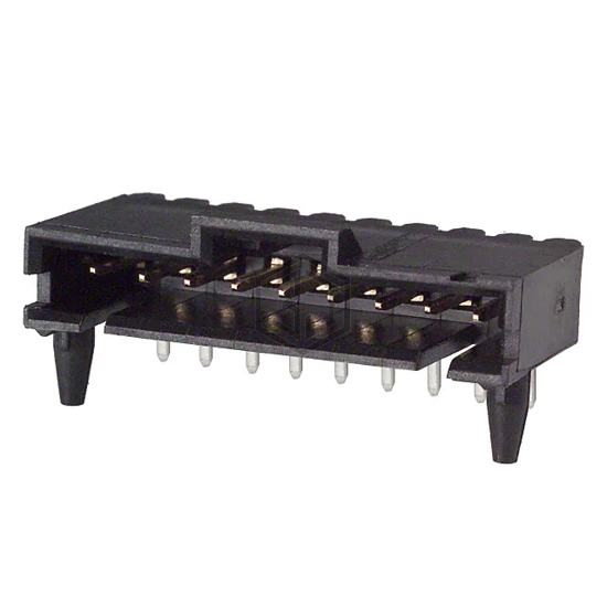 104361-8 - TE Connectivity AMP Connectors - Rectangular Connectors - Headers, Male Pins