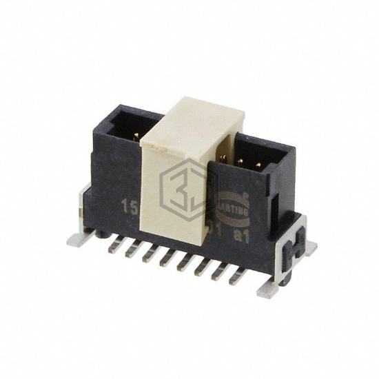 15120162601000 - HARTING - Rectangular Connectors - Headers, Male Pins