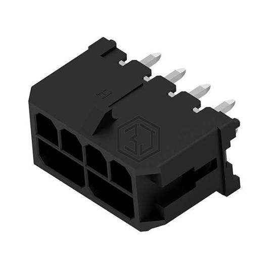 3-2204801-8 - TE Connectivity AMP Connectors - Rectangular Connectors - Headers, Male Pins