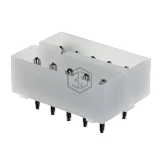 350219-1 - TE Connectivity AMP Connectors - Rectangular Connectors - Headers, Male Pins