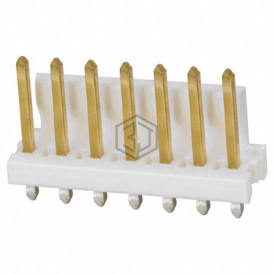 641208-7 - TE Connectivity AMP Connectors - Rectangular Connectors - Headers, Male Pins
