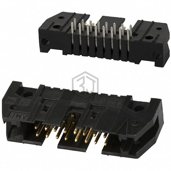 5102159-3 - TE Connectivity AMP Connectors - Rectangular Connectors - Headers, Male Pins