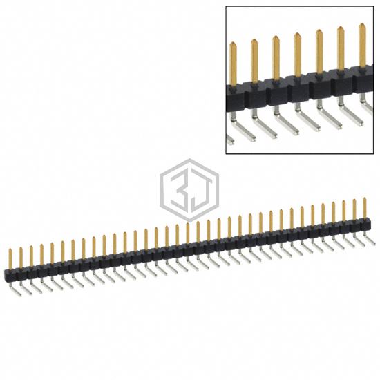 PBC36SBBN - Sullins Connector Solutions - Rectangular Connectors - Headers, Male Pins
