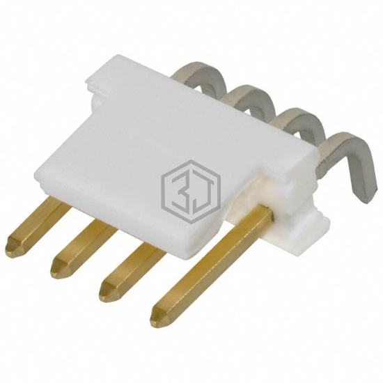3-641210-4 - TE Connectivity AMP Connectors - Rectangular Connectors - Headers, Male Pins