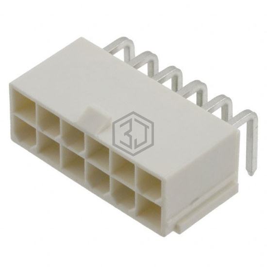 0874271202 - Molex - Rectangular Connectors - Headers, Male Pins