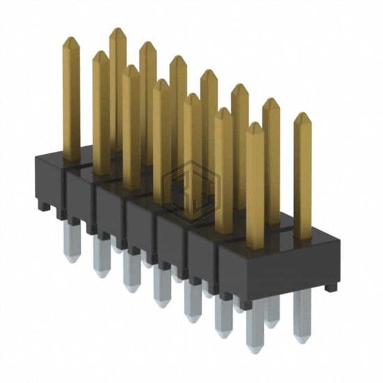 HTSW-107-07-S-D - Samtec Inc. - Rectangular Connectors - Headers, Male Pins