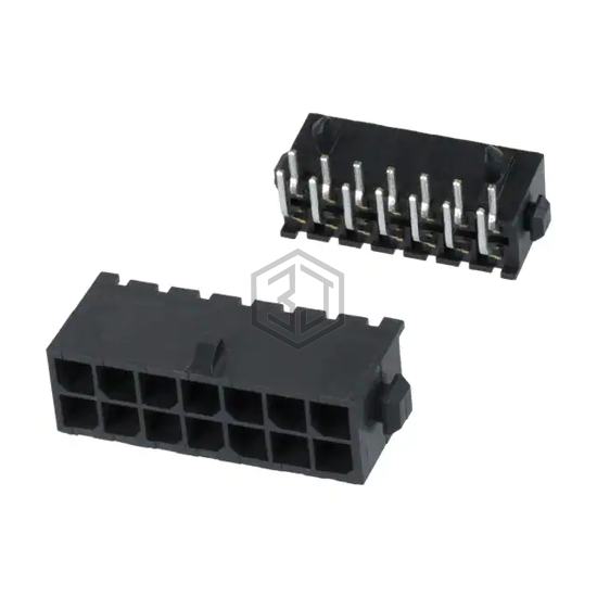 4-794620-4 - TE Connectivity AMP Connectors - Rectangular Connectors - Headers, Male Pins