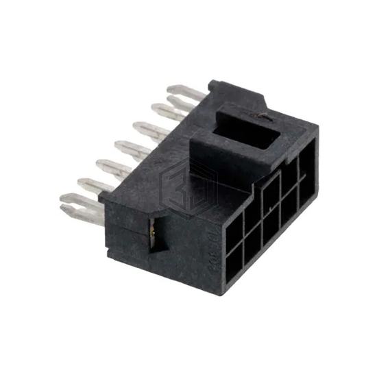 1053121310 - Molex - Rectangular Connectors - Headers, Male Pins