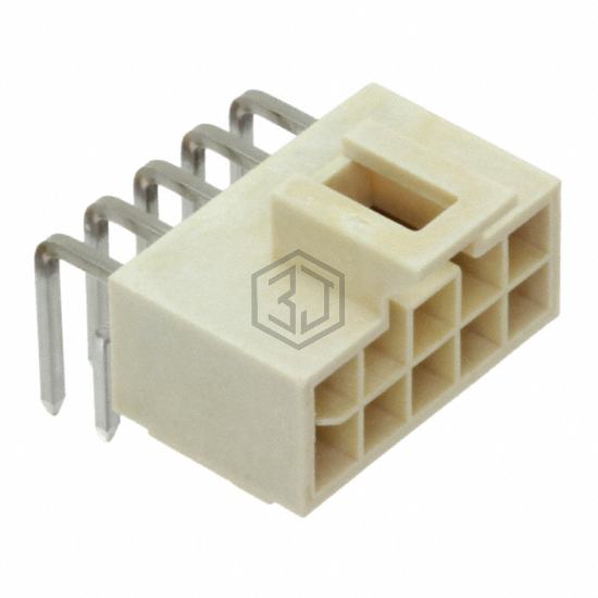 1053142210 - Molex - Rectangular Connectors - Headers, Male Pins