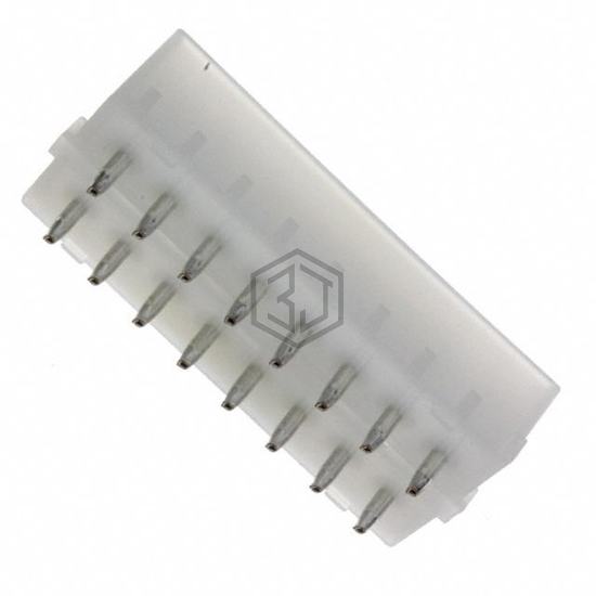 350214-1 - TE Connectivity AMP Connectors - Rectangular Connectors - Headers, Male Pins