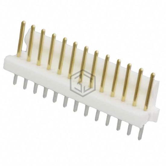 4-641126-3 - TE Connectivity AMP Connectors - Rectangular Connectors - Headers, Male Pins