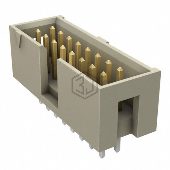 HTST-108-01-L-D - Samtec Inc. - Rectangular Connectors - Headers, Male Pins