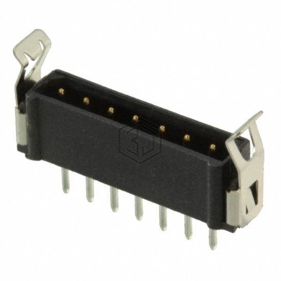 M80-8770722 - Harwin Inc. - Rectangular Connectors - Headers, Male Pins