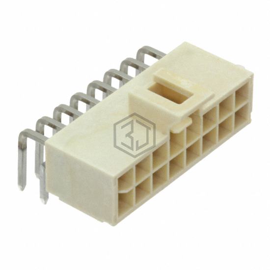 1053142116 - Molex - Rectangular Connectors - Headers, Male Pins