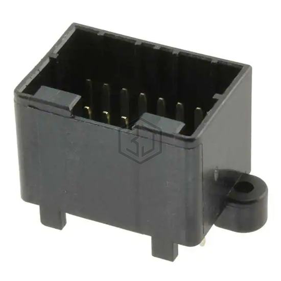 174975-2 - TE Connectivity AMP Connectors - Rectangular Connectors - Headers, Male Pins