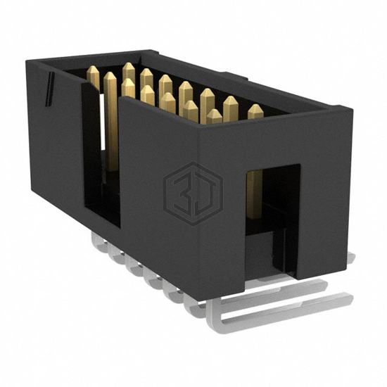 TSS-107-04-L-D-RA - Samtec Inc. - Rectangular Connectors - Headers, Male Pins