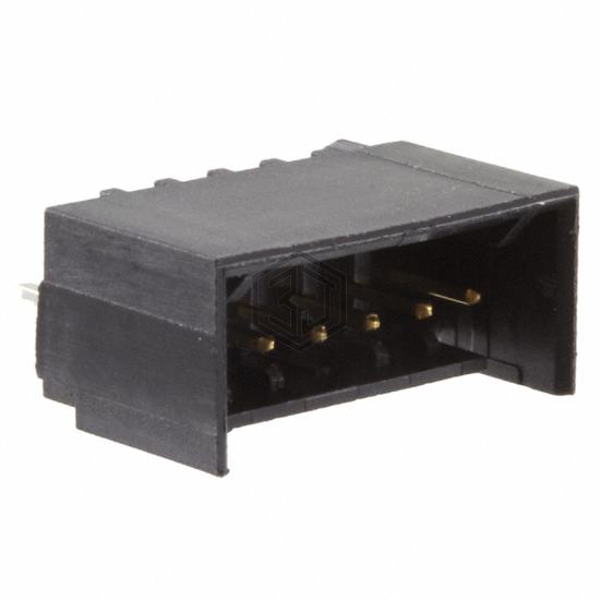 2-644487-6 - TE Connectivity AMP Connectors - Rectangular Connectors - Headers, Male Pins