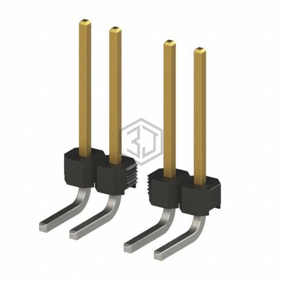 951140-7722-AR - 3M - Rectangular Connectors - Headers, Male Pins
