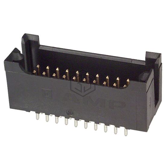 1-102567-1 - TE Connectivity AMP Connectors - Rectangular Connectors - Headers, Male Pins