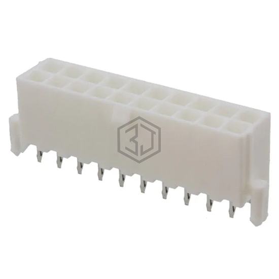 0460152003 - Molex - Rectangular Connectors - Headers, Male Pins