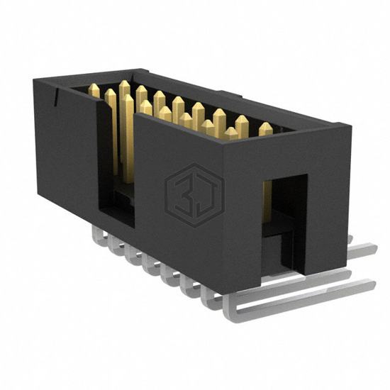 TST-108-04-L-D-RA - Samtec Inc. - Rectangular Connectors - Headers, Male Pins