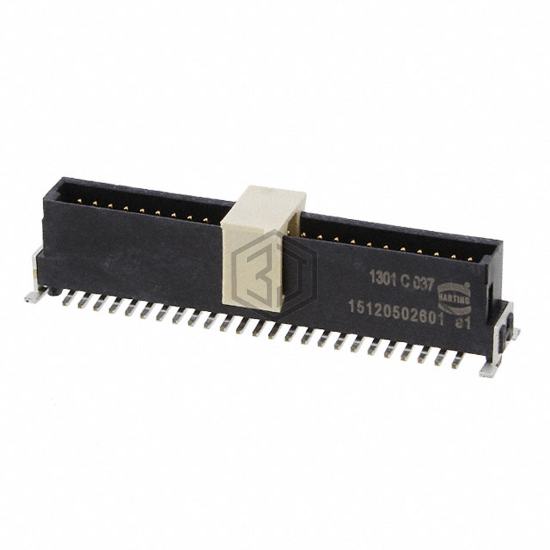 15120502601000 - HARTING - Rectangular Connectors - Headers, Male Pins