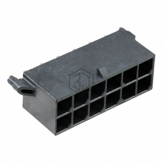 0768290012 - Molex - Rectangular Connectors - Headers, Male Pins