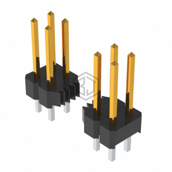 2380-6221-TG - 3M - Rectangular Connectors - Headers, Male Pins