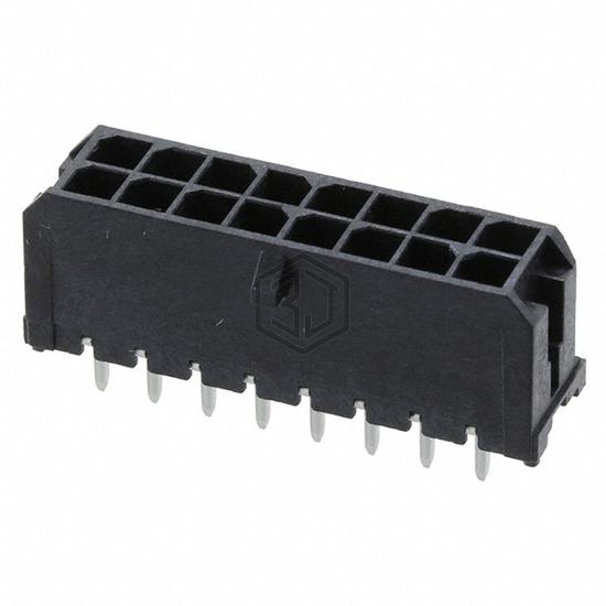 0430451628 - Molex - Rectangular Connectors - Headers, Male Pins