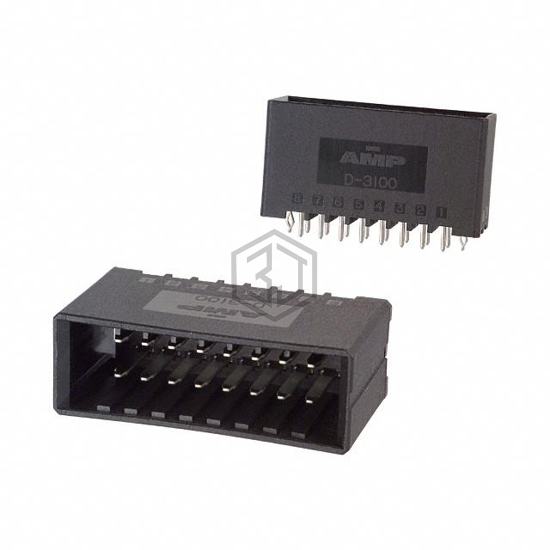 178327-5 - TE Connectivity AMP Connectors - Rectangular Connectors - Headers, Male Pins