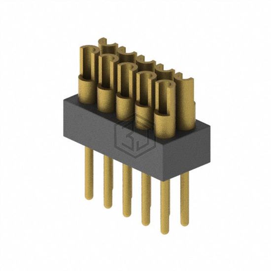 852-10-010-10-003000 - Mill-Max Manufacturing Corp. - Rectangular Connectors - Headers, Male Pins