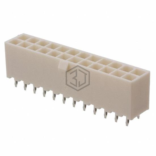 0460152402 - Molex - Rectangular Connectors - Headers, Male Pins