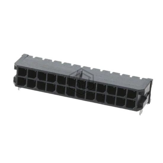 0430452406 - Molex - Rectangular Connectors - Headers, Male Pins