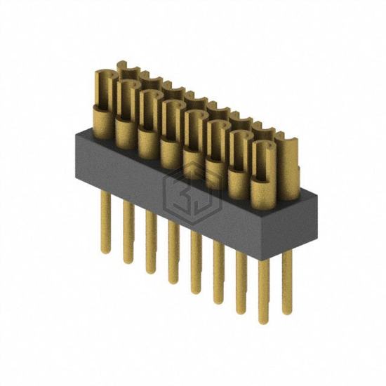 852-10-016-10-003000 - Mill-Max Manufacturing Corp. - Rectangular Connectors - Headers, Male Pins